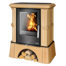 Kachlová kamna ABX Bavaria s výměníkem, naturbraun